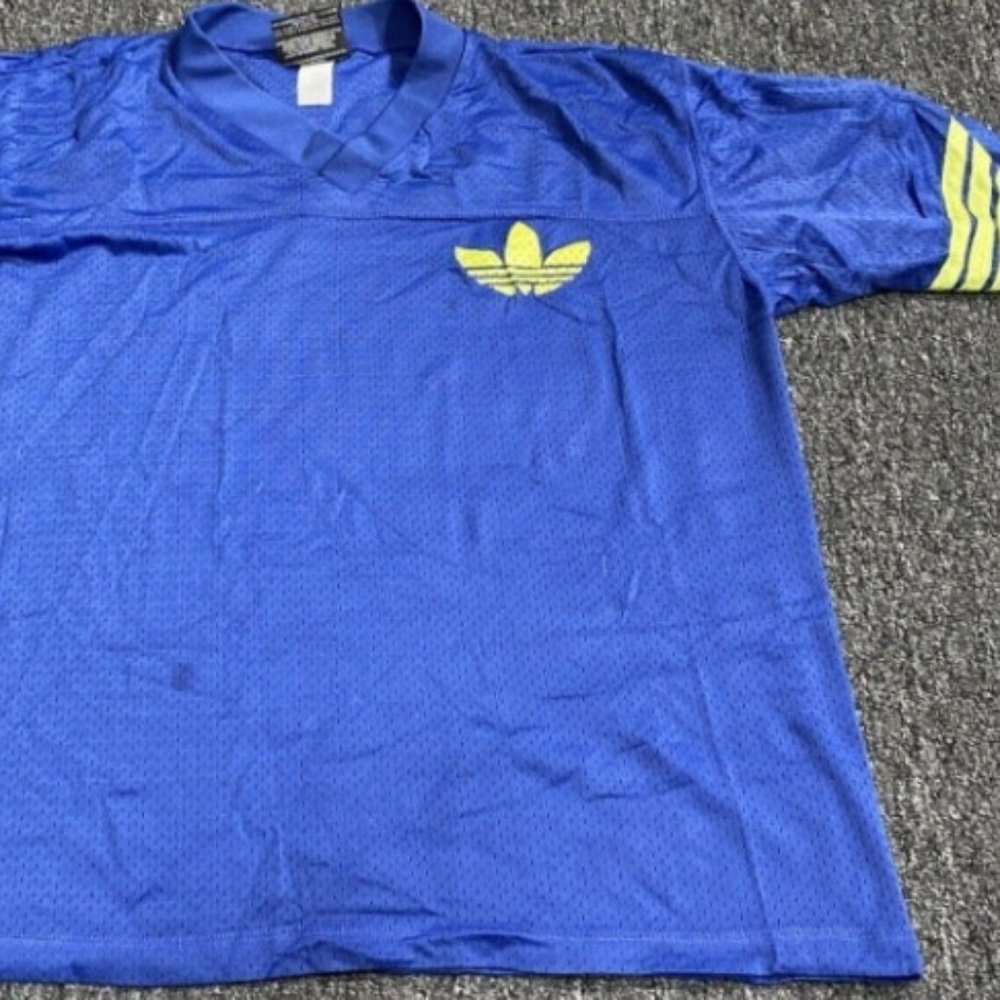 Vintage Adidas Jersey Mens Medium Blue Soccer Jersey